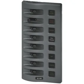 Blue Sea 4308 WeatherDeck 12V DC Fuse Panel  8 Pos