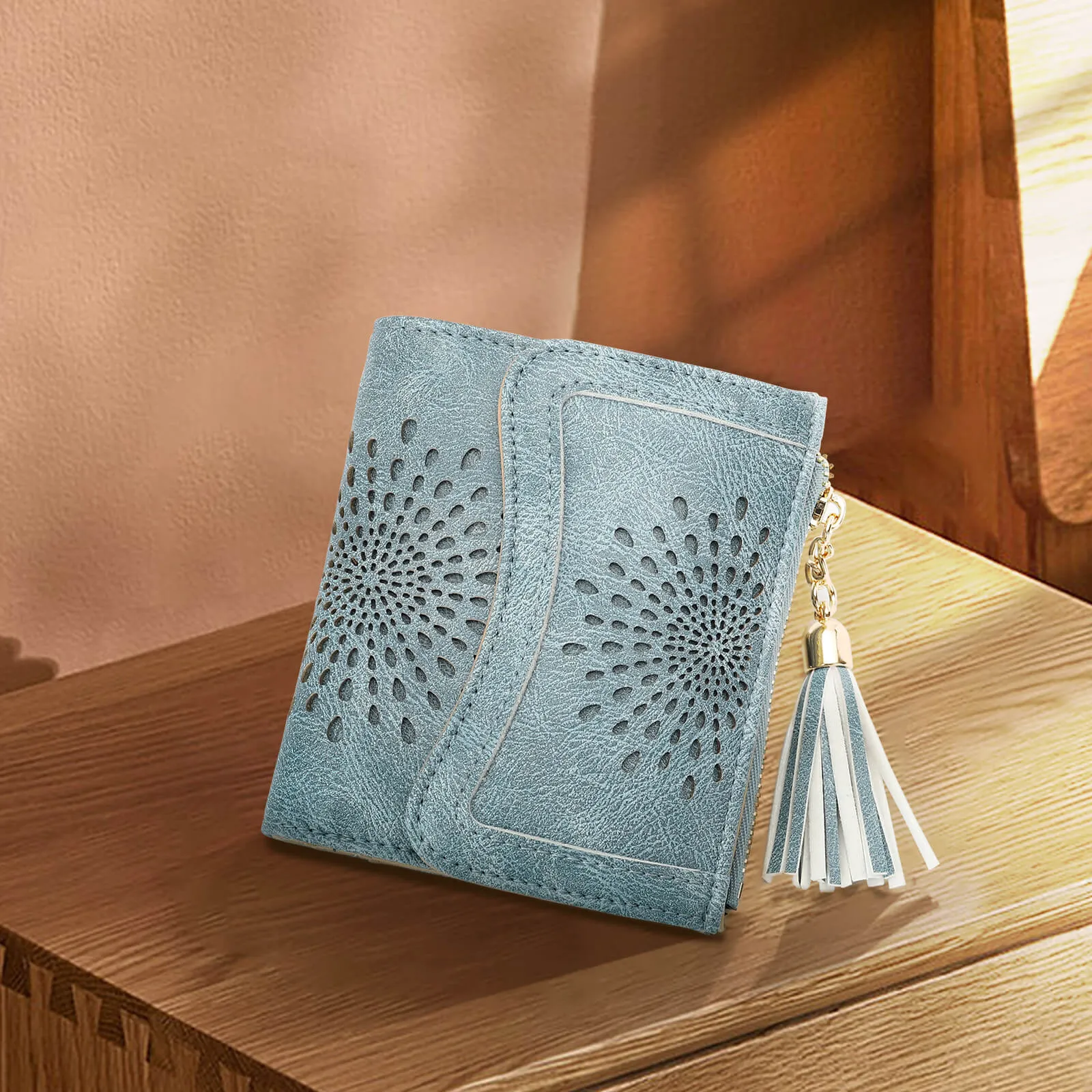 Blue Slim Wallet