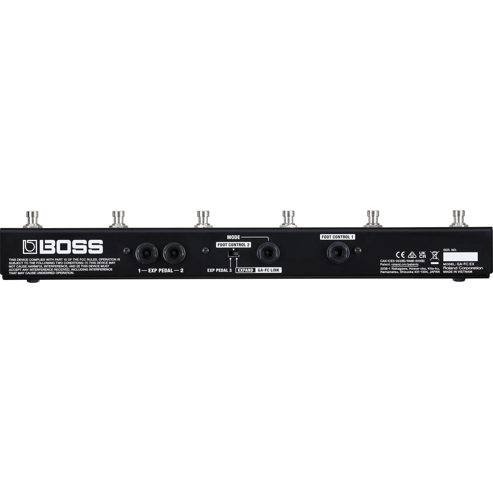 Boss GA-FC-EX Expanded Foot Controller