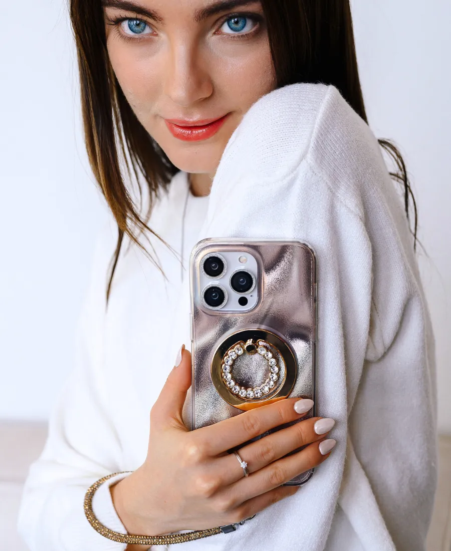 Bronze Cosmic MagSafe Phone Case