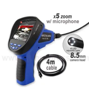 C0599E_4M_8.5mm Industrial 3.5 Endoscope 8.5mm dia. Video & Sound Recording Borescope w/ 4M cable