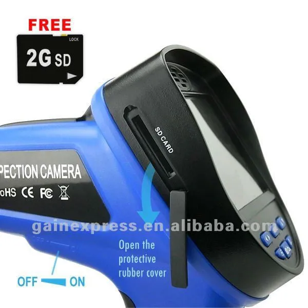 C0599E_4M_8.5mm Industrial 3.5 Endoscope 8.5mm dia. Video & Sound Recording Borescope w/ 4M cable