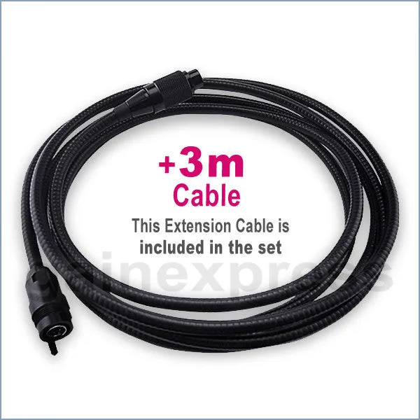 C0599E_4M_8.5mm Industrial 3.5 Endoscope 8.5mm dia. Video & Sound Recording Borescope w/ 4M cable