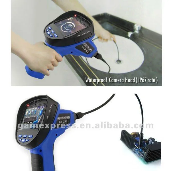 C0599E_4M_8.5mm Industrial 3.5 Endoscope 8.5mm dia. Video & Sound Recording Borescope w/ 4M cable