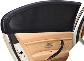 Car Front Side Window Sun Shades Door Sunshades Block Sun Glare (2 Pack)
