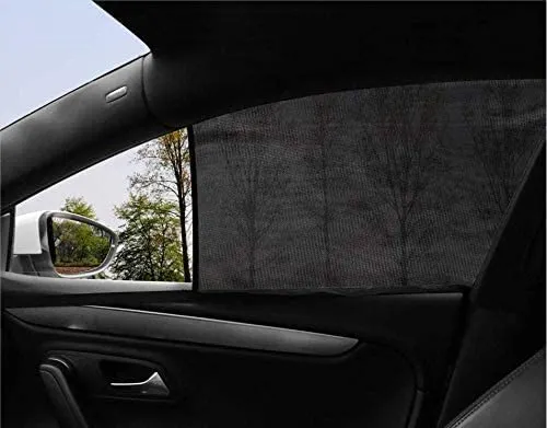 Car Front Side Window Sun Shades Door Sunshades Block Sun Glare (2 Pack)