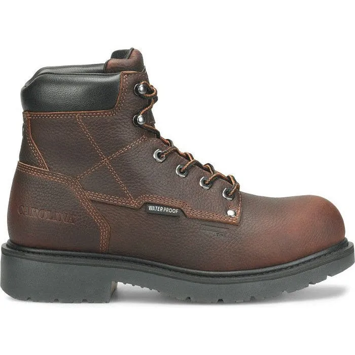 Carolina Men's Dice 6" AT Waterproof Work Boot -Brown- CA6511