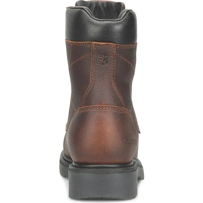 Carolina Men's Dice 8" Aluminum Toe Waterproof Work Boot -Brown- CA6512