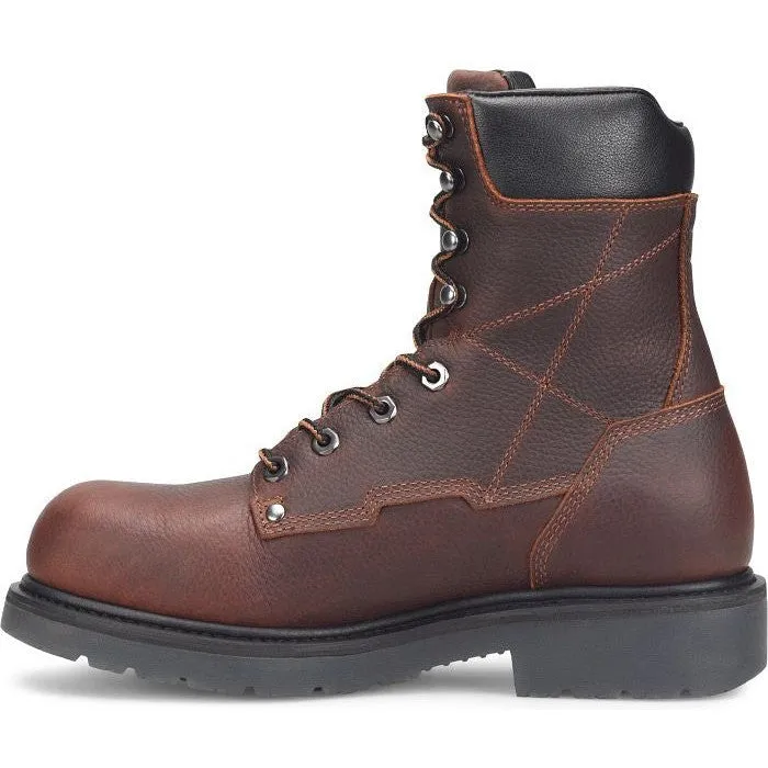 Carolina Men's Dice 8" Aluminum Toe Waterproof Work Boot -Brown- CA6512