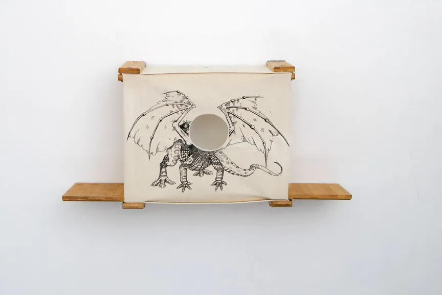 Cat Cubby with Perches - Covered Cat Bed