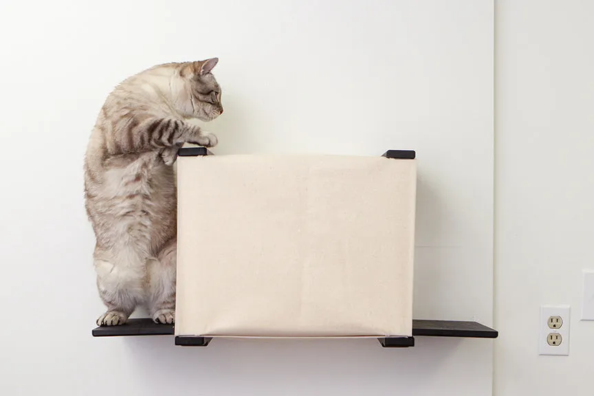 Cat Cubby with Perches - Covered Cat Bed