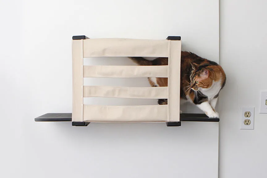 Cat Cubby with Perches - Covered Cat Bed