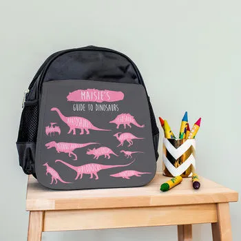 Children's Personalised Guide to Dinosaurs Metal Bookmark