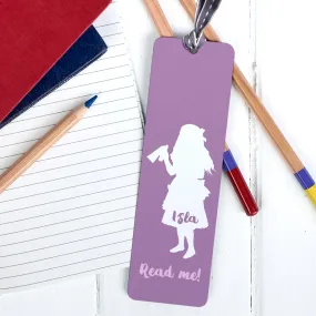 Children's Personalised 'Read me' Alice in Wonderland Metal Bookmark