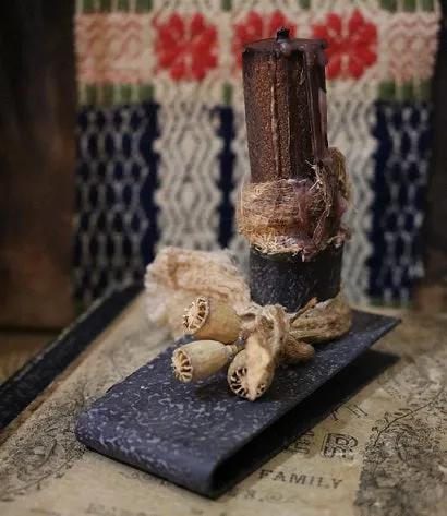 Child's Reader Wilson dated 1860 and Book Light