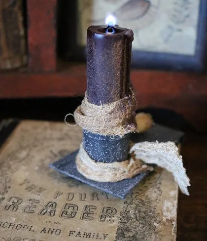 Child's Reader Wilson dated 1860 and Book Light