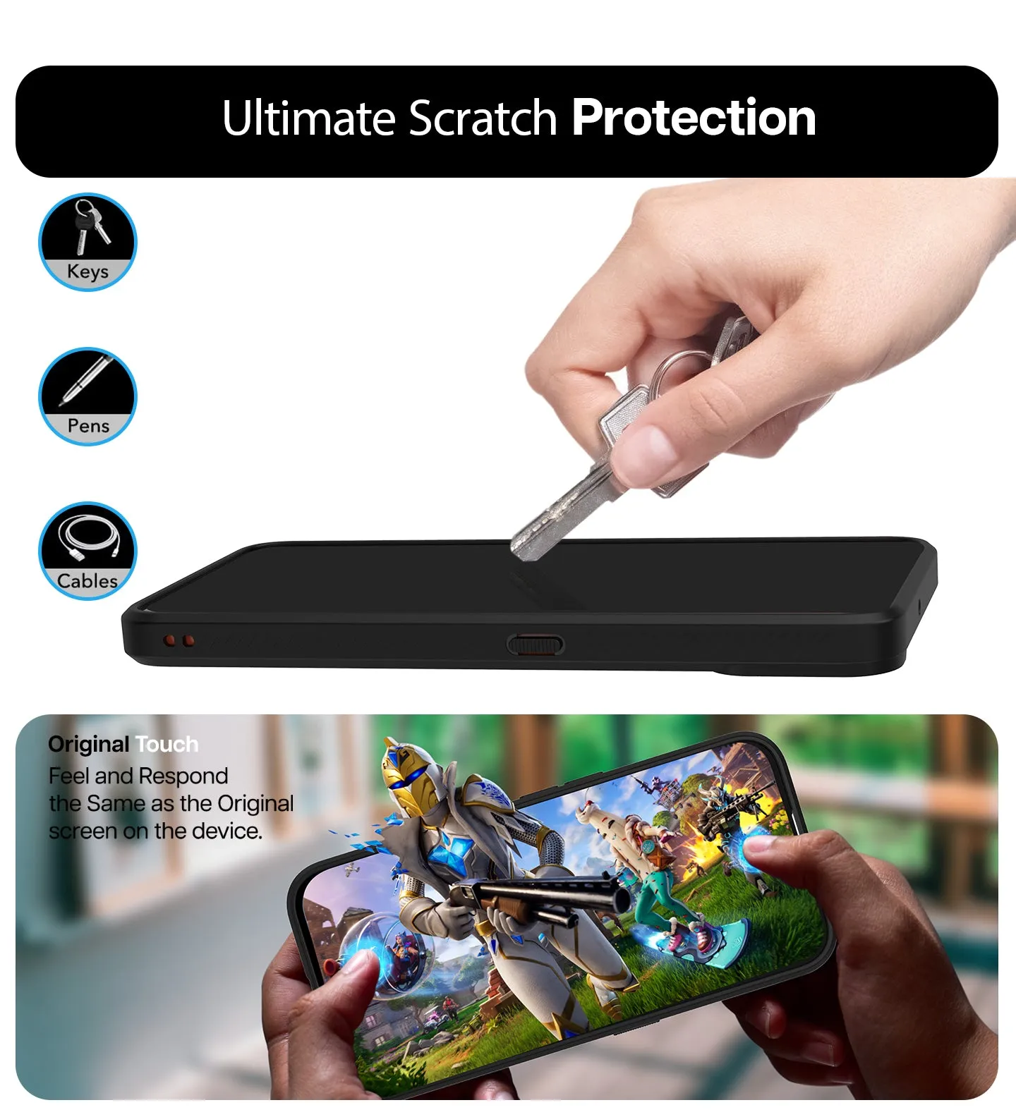 CMF Phone 1 - [GT Series | Easy Do] Matte Privacy Tempered Glass (On-Screen Fingerprint Lock Will Not Work) - 2 Pack