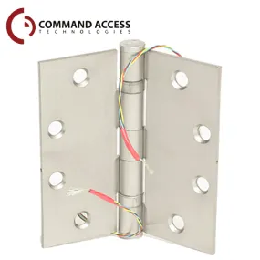Command Access - Energy Transfer Swing Hinge - Clear Hinge - 4/26 Gauge - Bright Chrome