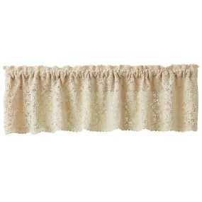 Cream Lace Valance