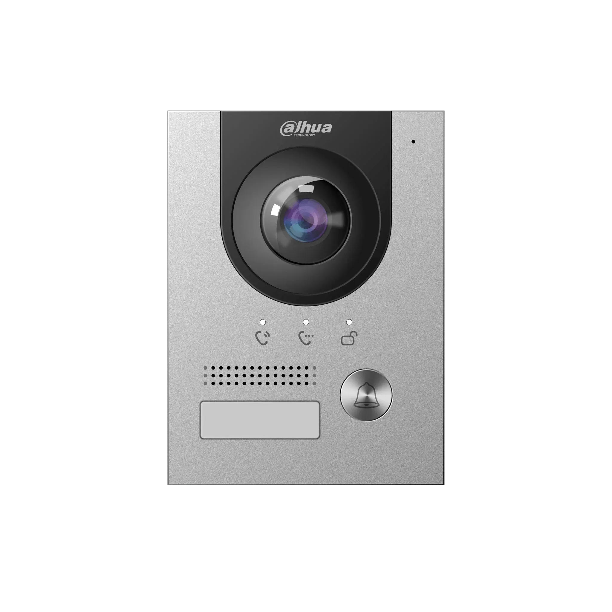Dahua Intercom Kit, Black 7-inch Touch Screen Monitor, Outdoor Station, KIT-DHI-7INBLK2202F-P