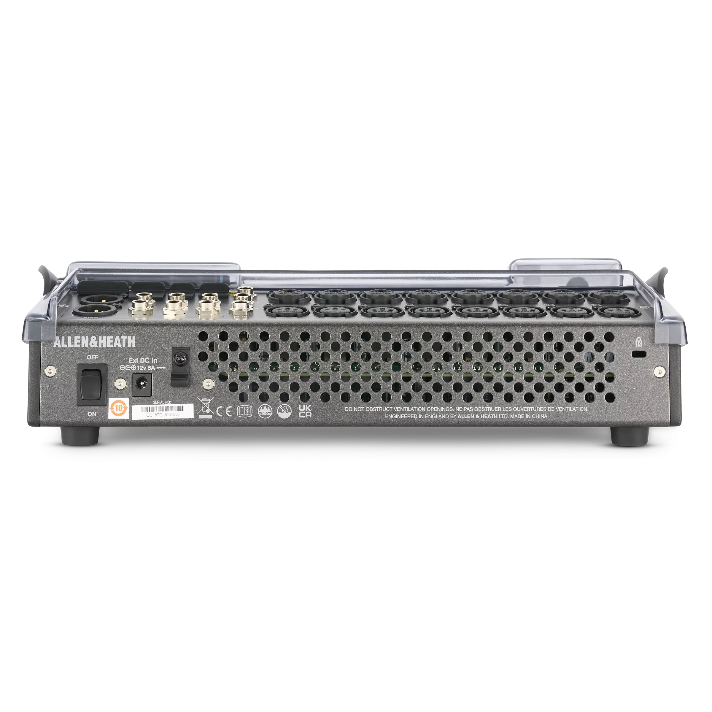 Deck Saver DS-PC-CQ18T Allen & Heath CQ-18T Cover