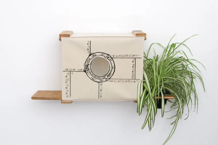Deluxe Cat Cubby Bed (For Walls)