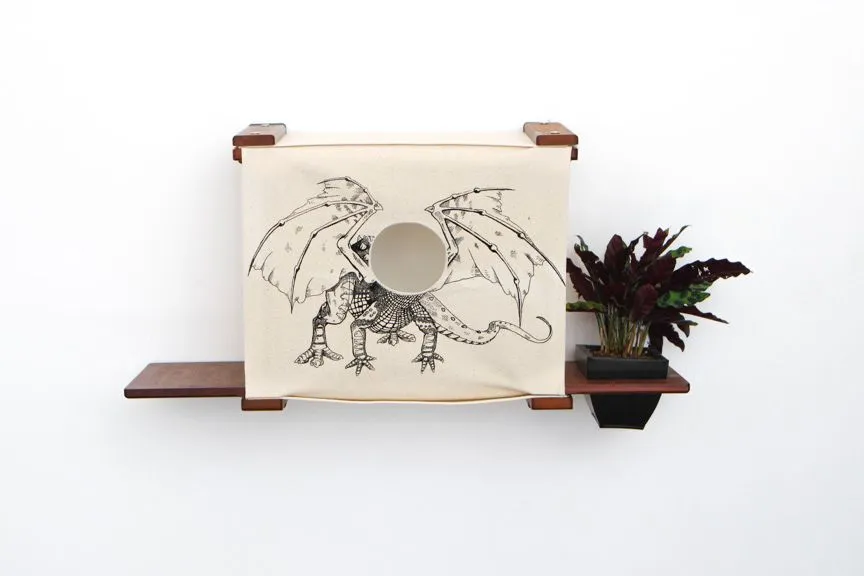 Deluxe Cat Cubby Bed (For Walls)