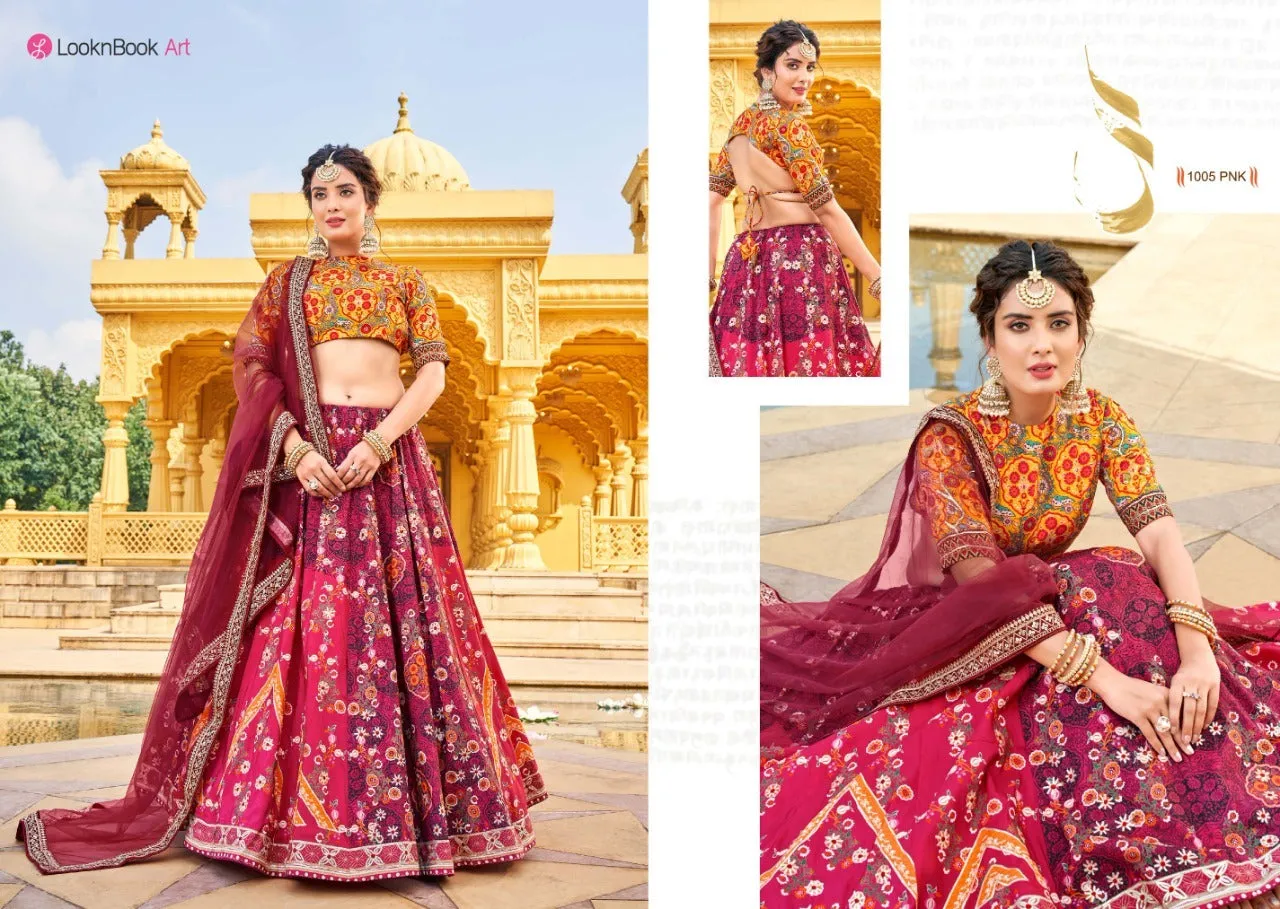 DESIGNER VAISHALI SILK PRINTED LEHENGA CHOLI