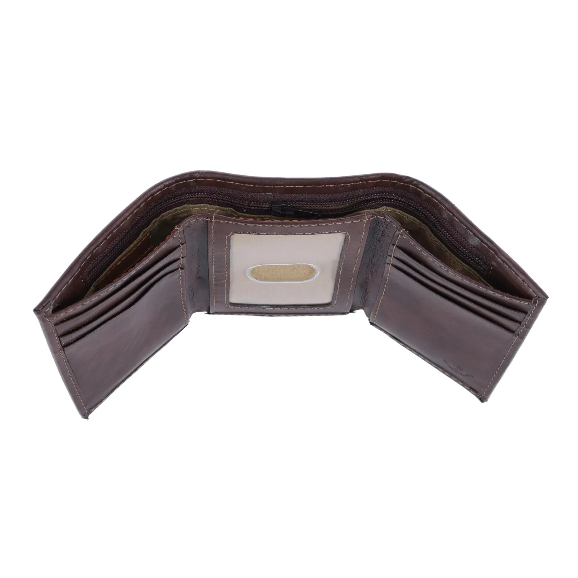 Dockers Men's Leather RFID Trifold Wallet