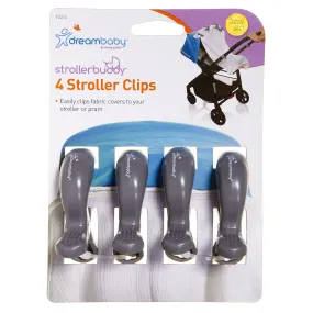 Dreambaby Stroller Clips 4pk - Grey DB02214