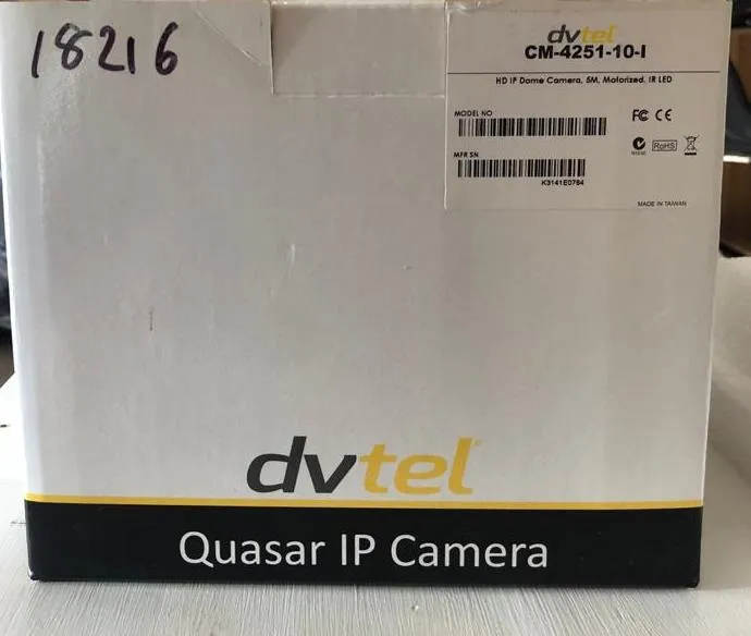 DVTEL CM-4251-10-I  5MP HD Mini-Dome IP Camera