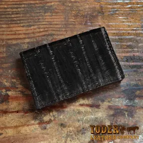 Eel Black Card Case