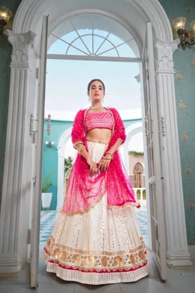 FANCY OCCASION WEAR SEQUINS LEHENGA D.NO 1738