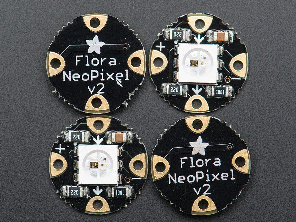 Flora RGB Smart NeoPixel version 2 - Pack of 4