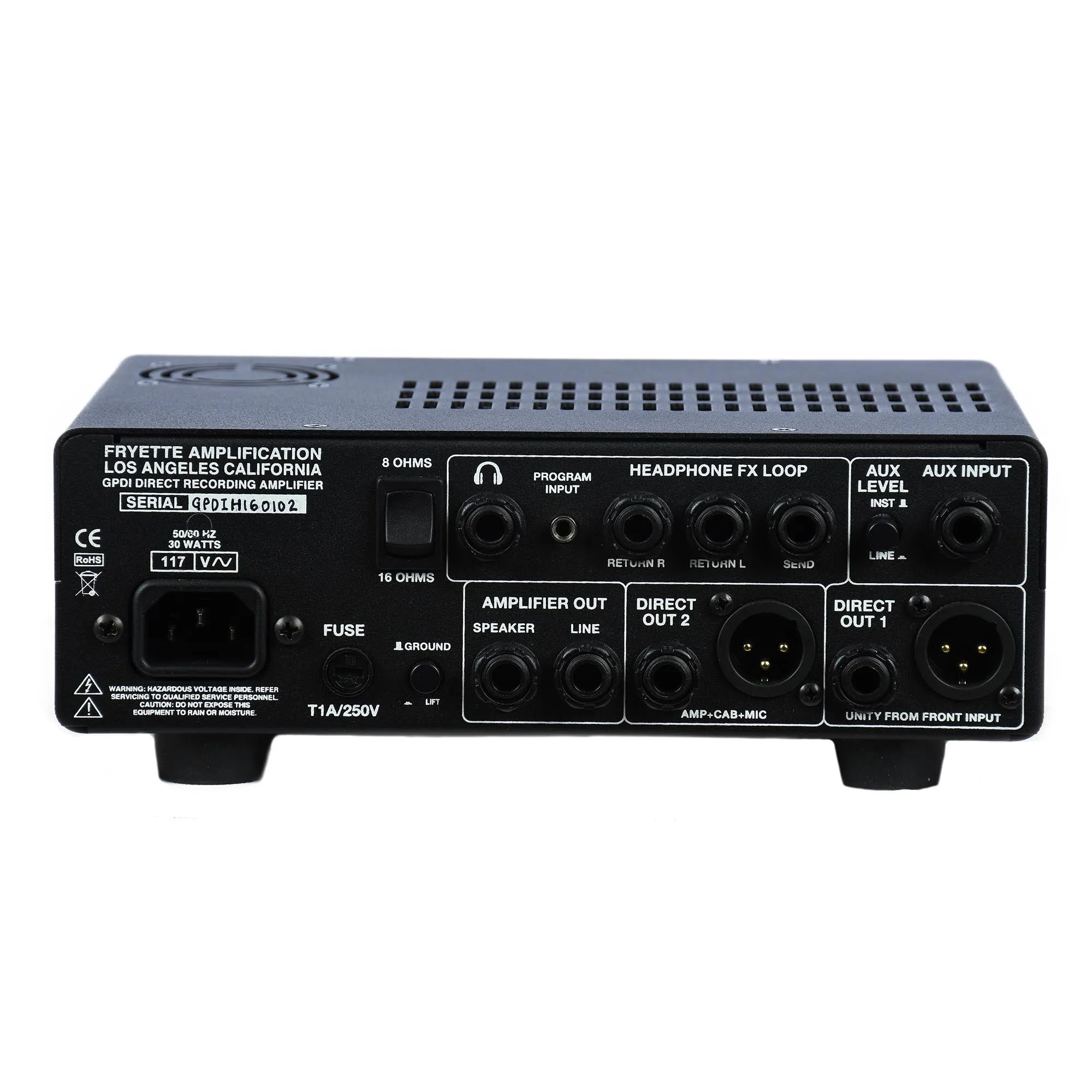 Fryette Valvulator Recording Amp With DI - Used