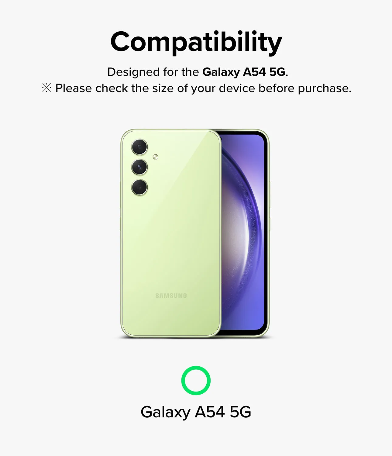 Galaxy A54 5G Camera Lens Protector | Camera Lens Frame Glass