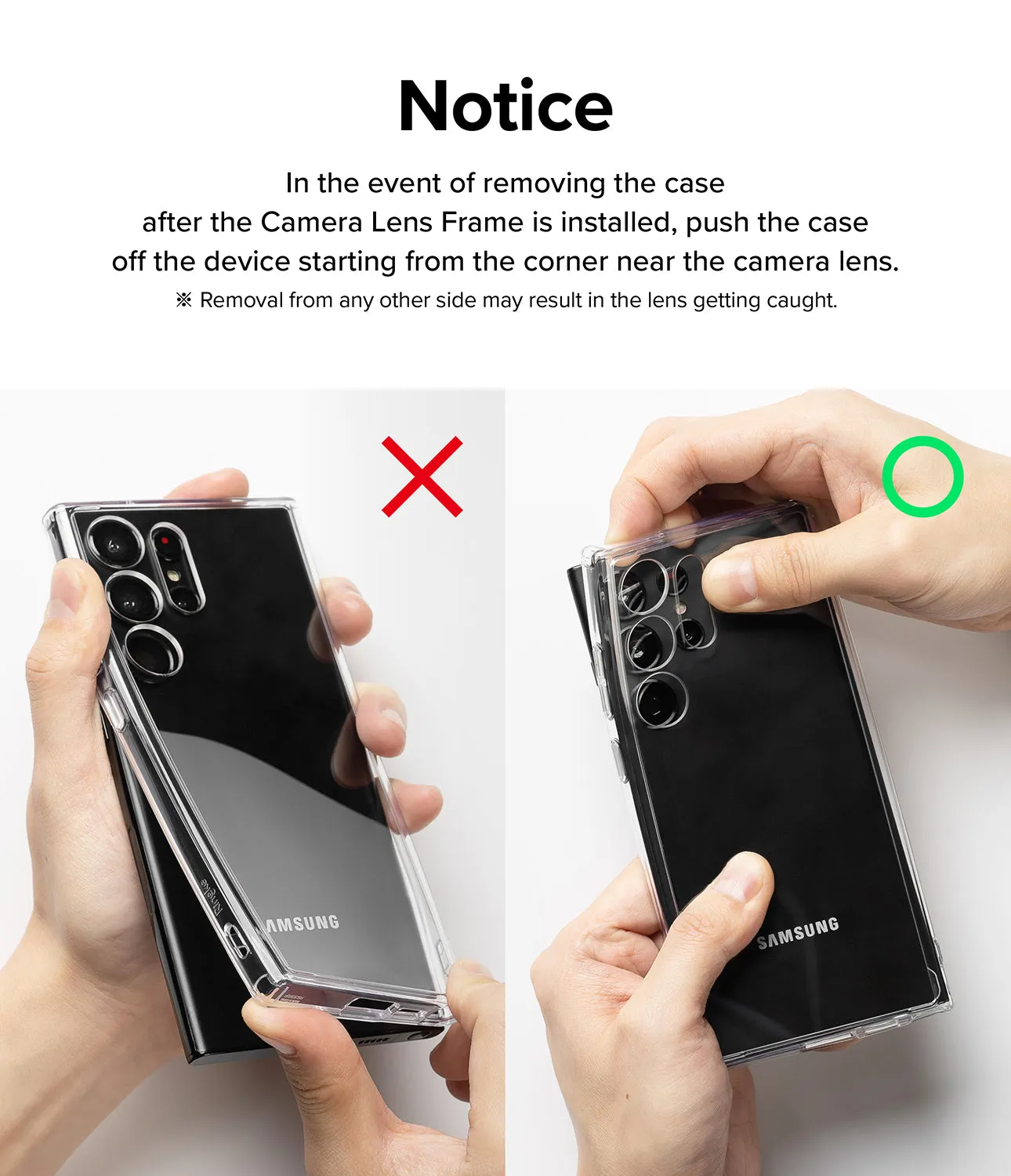 Galaxy A54 5G Camera Lens Protector | Camera Lens Frame Glass