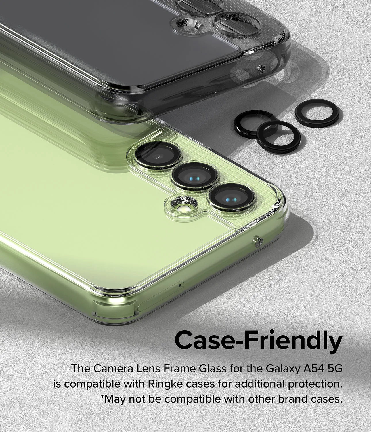 Galaxy A54 5G Camera Lens Protector | Camera Lens Frame Glass