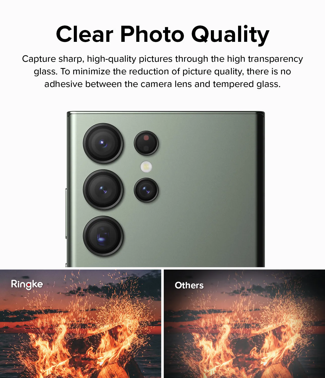 Galaxy S23 Ultra Lens Protector | Camera Lens Frame Glass