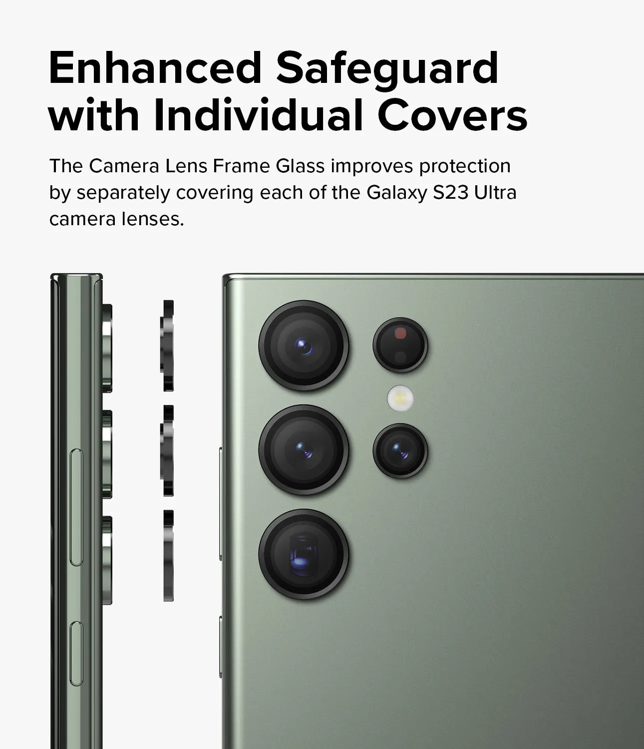 Galaxy S23 Ultra Lens Protector | Camera Lens Frame Glass