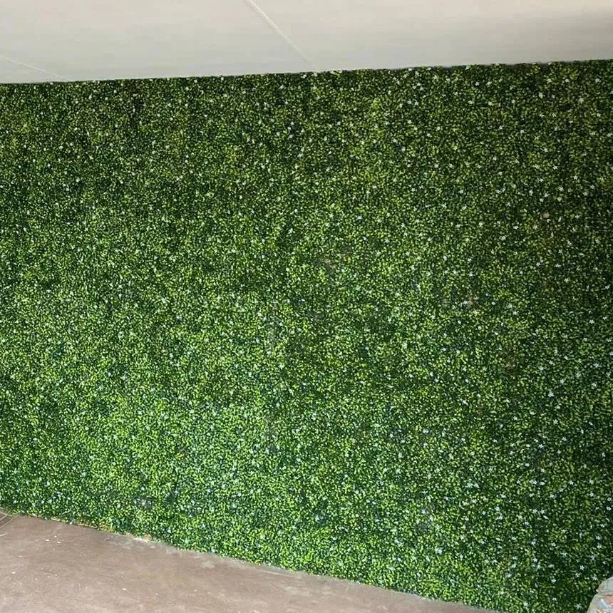 Garden Hub Artificial UV Vertical Garden Wall Matt | Panels | Grass for Home | Office Decoration (50cm X 50cm, 2.6sqft) (Boxwood Filler (C58), 1)