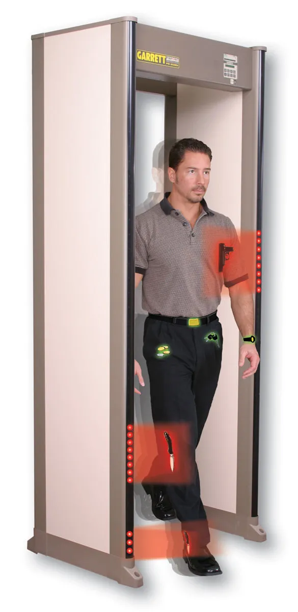 Garrett PD6500i Walk Through Metal Detector: K12 Bundle, 3-Unit Order Minimum