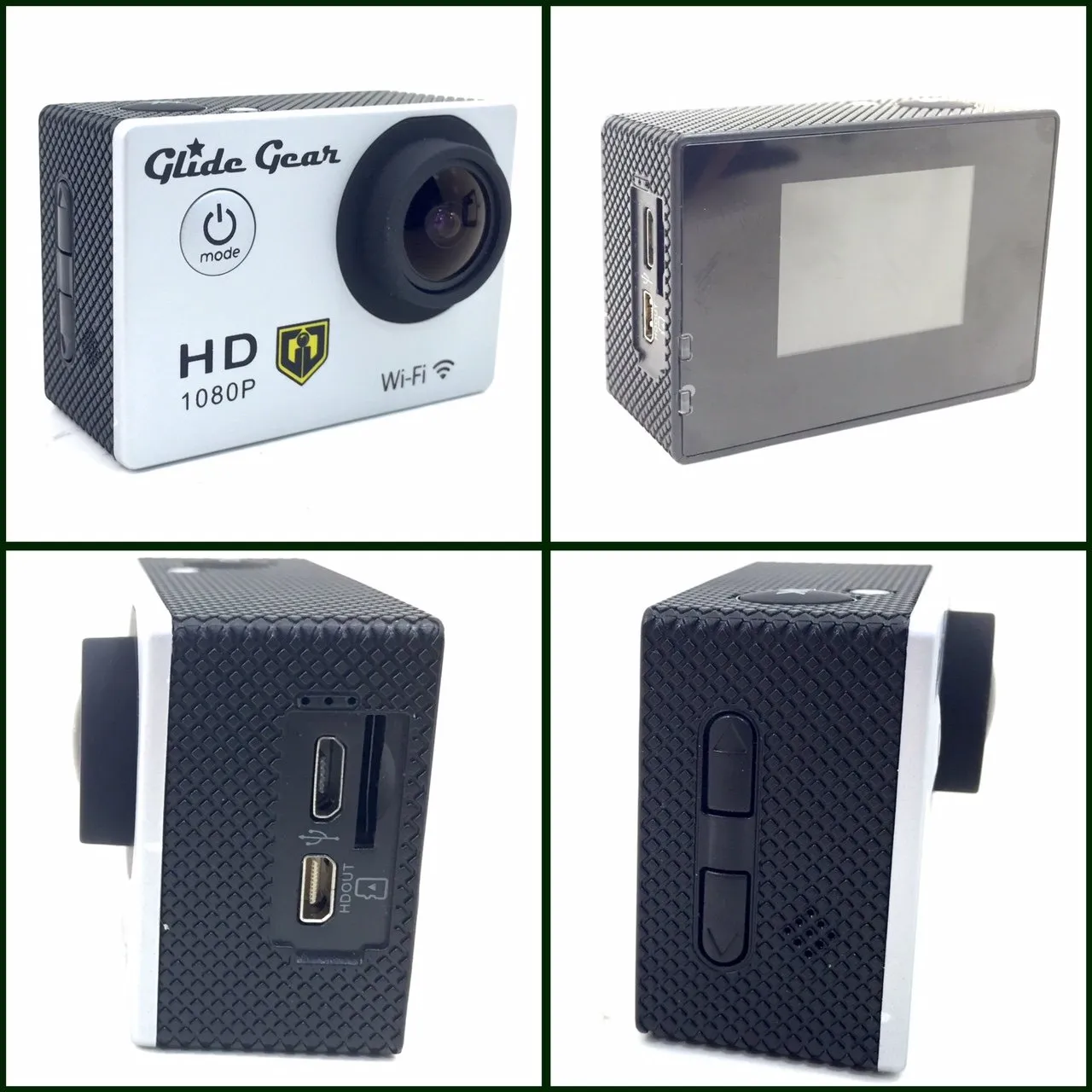 Glide Gear 1080 HD/WiFi Sports Action Camera