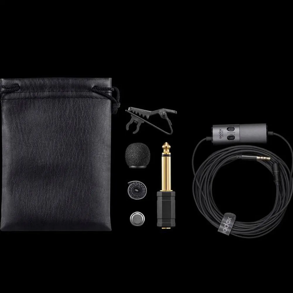 Godox LMS-60G Omnidirectional Lavalier Microphone with Adjustable Gain (DEMO STOCK)