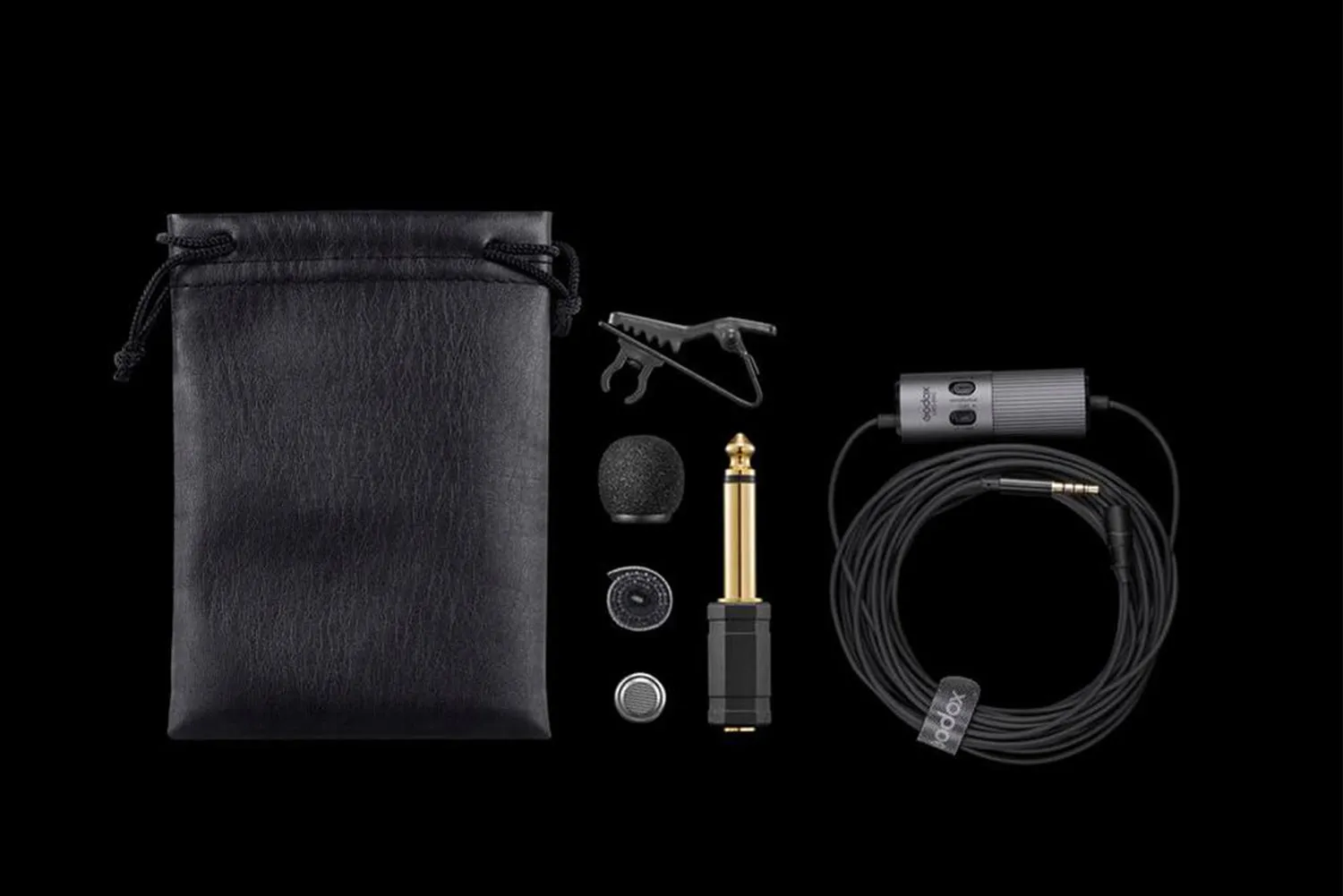Godox LMS-60G Omnidirectional Lavalier Microphone with Adjustable Gain