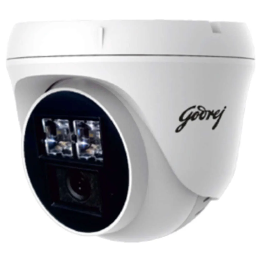 Godrej HD Colour Plastic Dome CCTV Camera 2MP 3.6mm STE-FD20IR3.6P-1080PNC