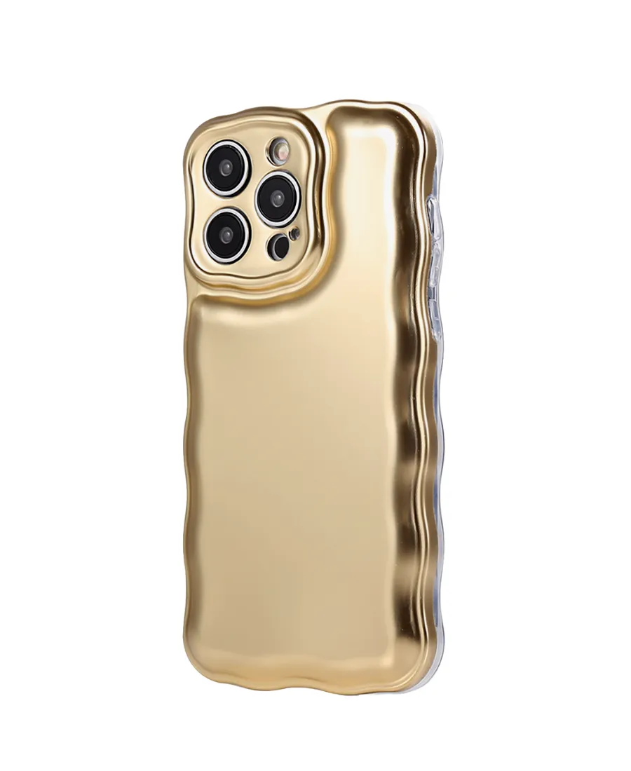 Gold Wavy Luxe Phone Case