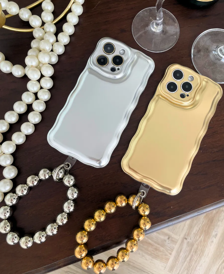 Gold Wavy Luxe Phone Case