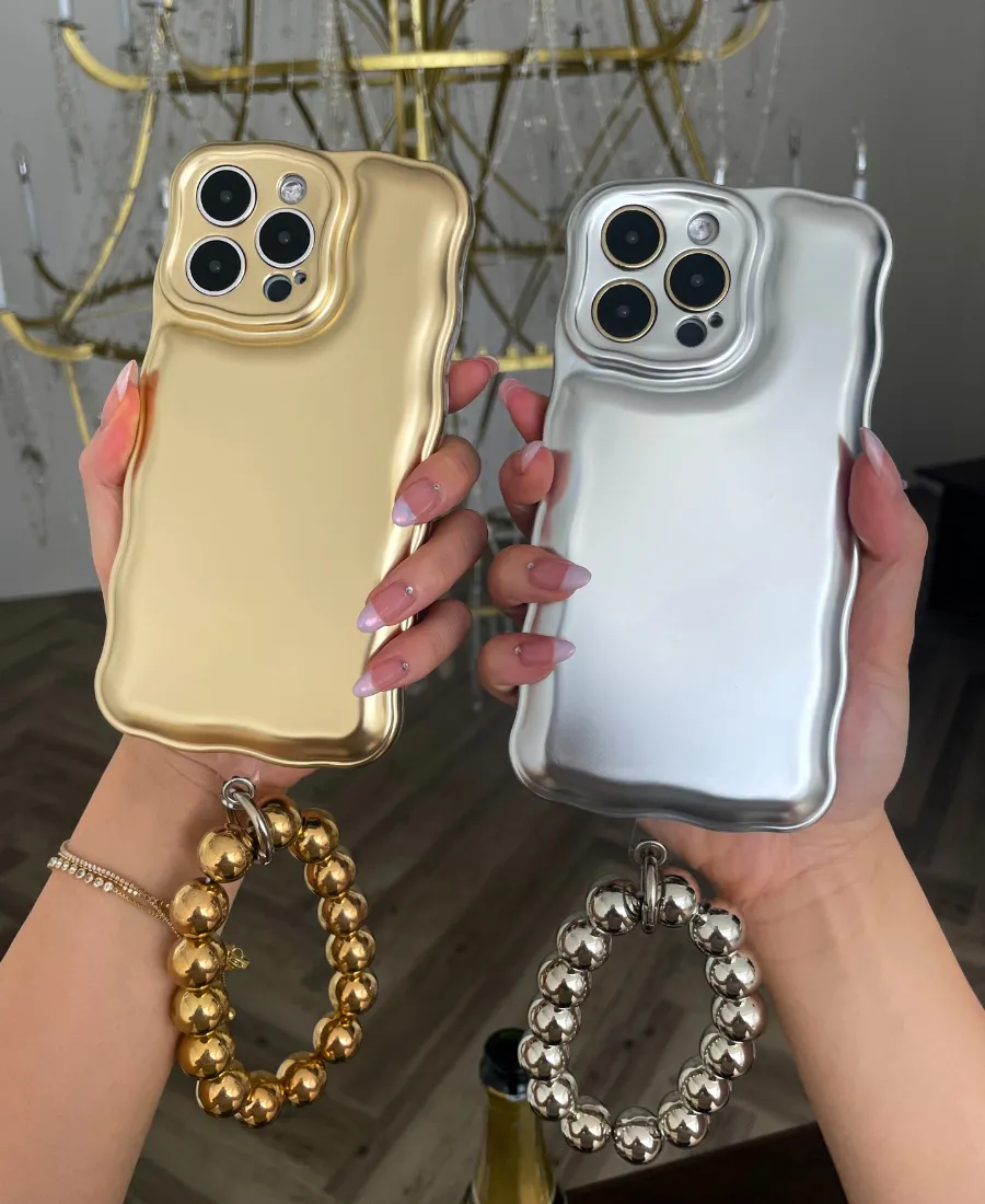 Gold Wavy Luxe Phone Case