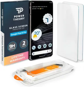 Google Pixel 8 Pro Tempered Glass Screen Protector [2-Pack]
